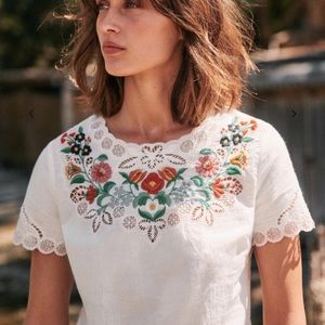 Sezane Oda Blouse (S/36)